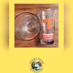 TN Volunteers Color Changing Logo Pint Glass | 16 Oz | Set Of 2 | NWOT | RRR Bar